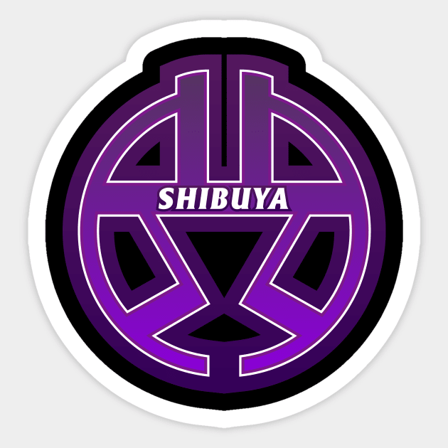 Shibuya Ward of Tokyo Japanese Symbol Sticker by PsychicCat